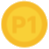 p1 coin